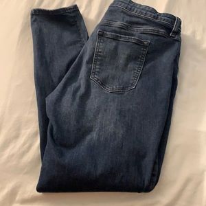 Gap stretch denim skinny jeans size 33